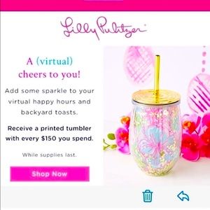 🆕 Lilly Pulitzer Printed Tumbler NIB